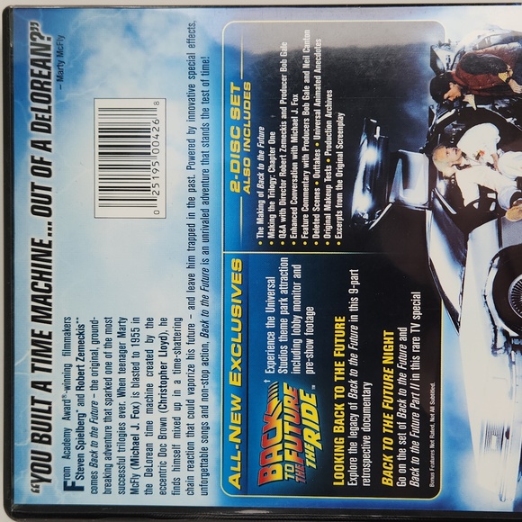 Back To The Future Movie 2 DVD set + Dust cover - Picture 12 of 17